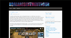 Desktop Screenshot of koalaresentmenthour.com